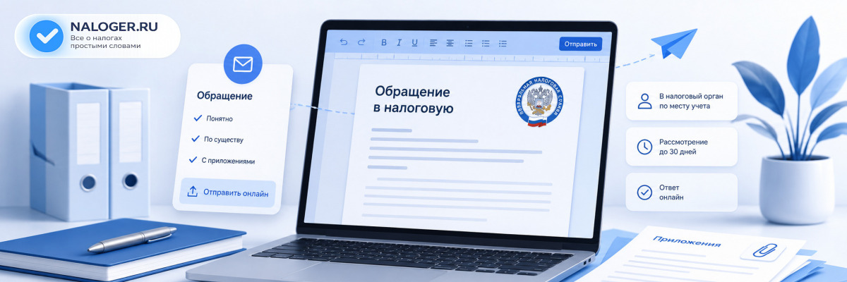 Как написать обращение в налоговую