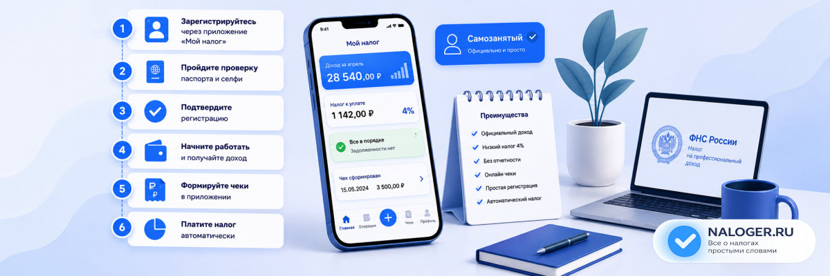 Как оформить самозанятость: пошаговая инструкция