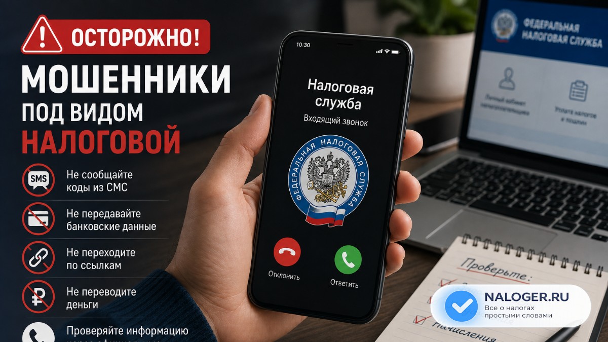 Как распознать мошенников, маскирующихся под сотрудников налоговой